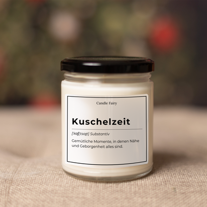 Candle Fairy - Handgefertigte Duftkerze - Kuschelzeit