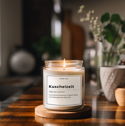 Candle Fairy - Handgefertigte Duftkerze - Kuschelzeit