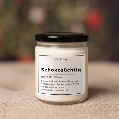 Candle Fairy - Handgefertigte Duftkerze - Schokosüchtig