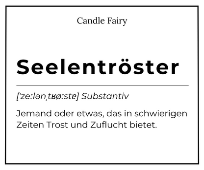 Candle Fairy - Handgefertigte Duftkerze - Seelentröster